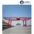 U Type Double Girder Electric Container Gantry Crane with Trolley Widely Applied in Wharf, Harbor